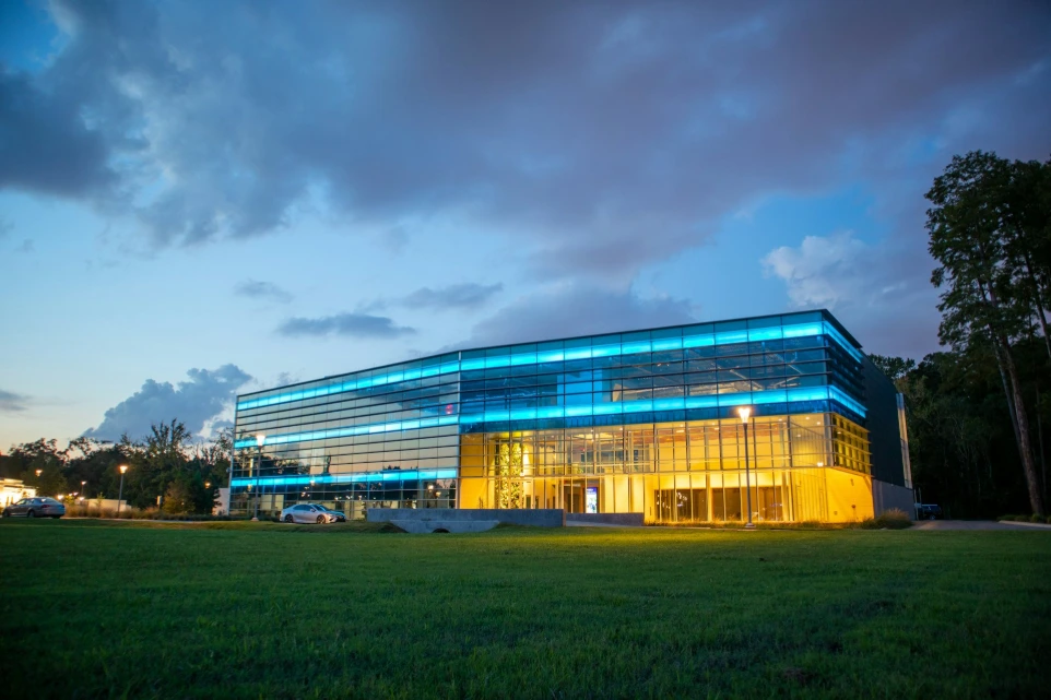 AI monitoring building under cloudy sky during daytime