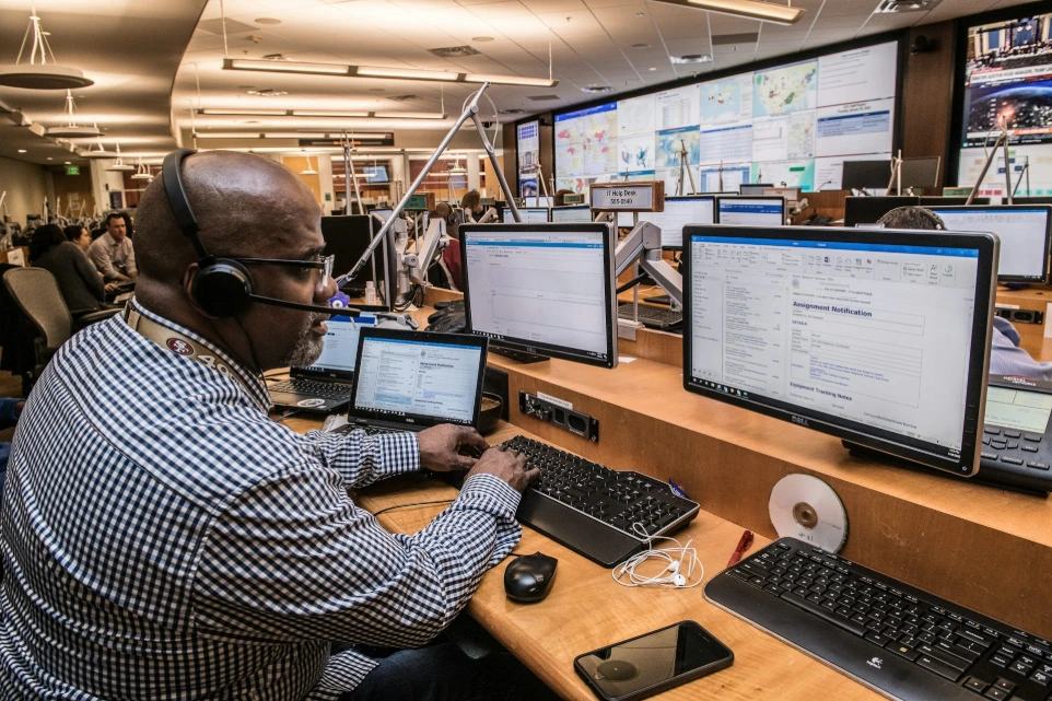 operations at a helpdesk