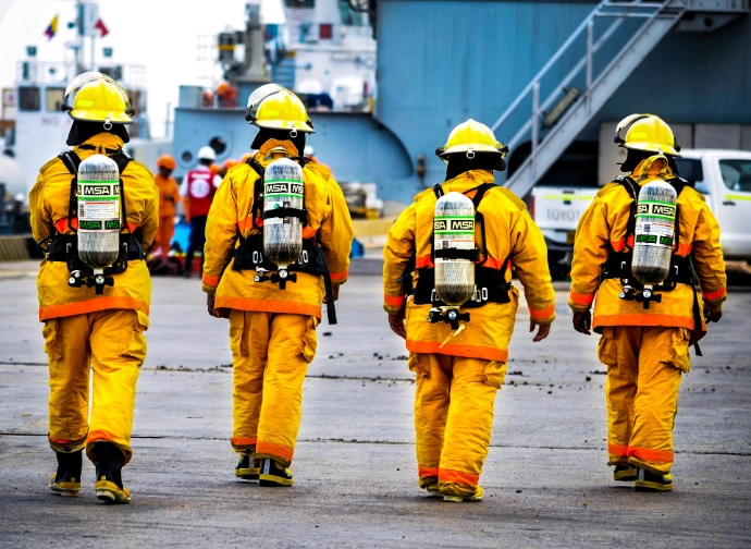 four yellowin mining clothes