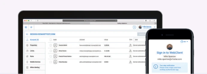 Secure business communication dashboard featuring conferencing, team chat, calendars, file synchronisation, and enterprise productivity tools.