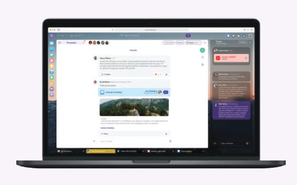 Enterprise cloud collaboration platform with secure business email, shared workspaces, online meetings, and centralized communication.